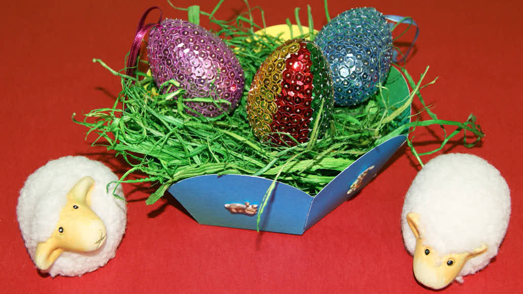 Basteln zu Ostern – Die Pappmäuse Sigrun Toben