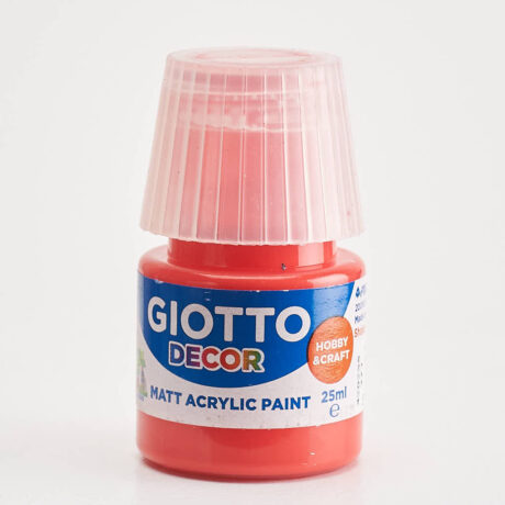 Produktbild Giotto Dekor Hobby&Craft Matt Acrylic Paint, 25 ml Rosso Vermiglione Vermilion Red
