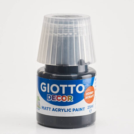 Produktbild Giotto Dekor Hobby&Craft Matt Acrylic Paint, 25 ml Nero Black