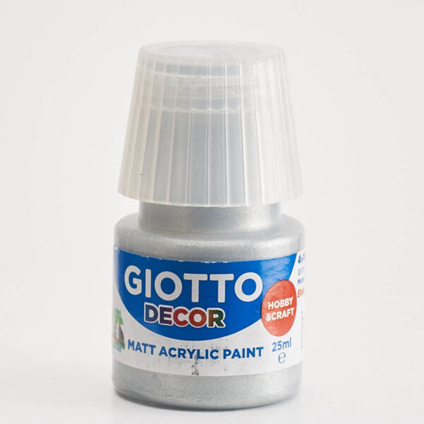 Produktbild Giotto Dekor Hobby&Craft Matt Acrylic Paint, 25 ml Argento Silver