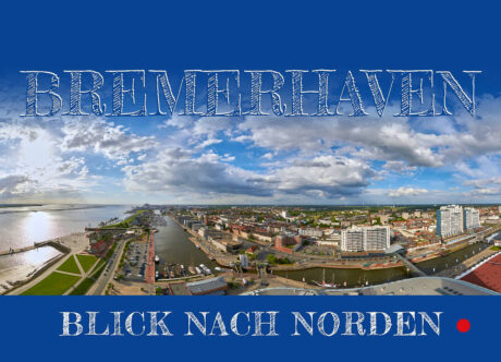 Produktbild Bremerhaven Blick nach Norden Postkarte © Adrian Wackernah
